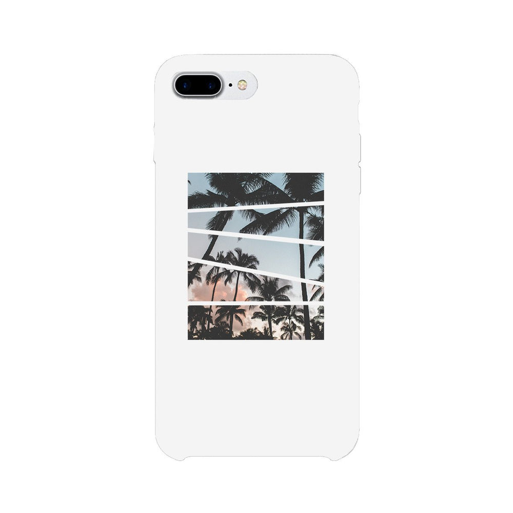Palm Trees Split White Phone Case