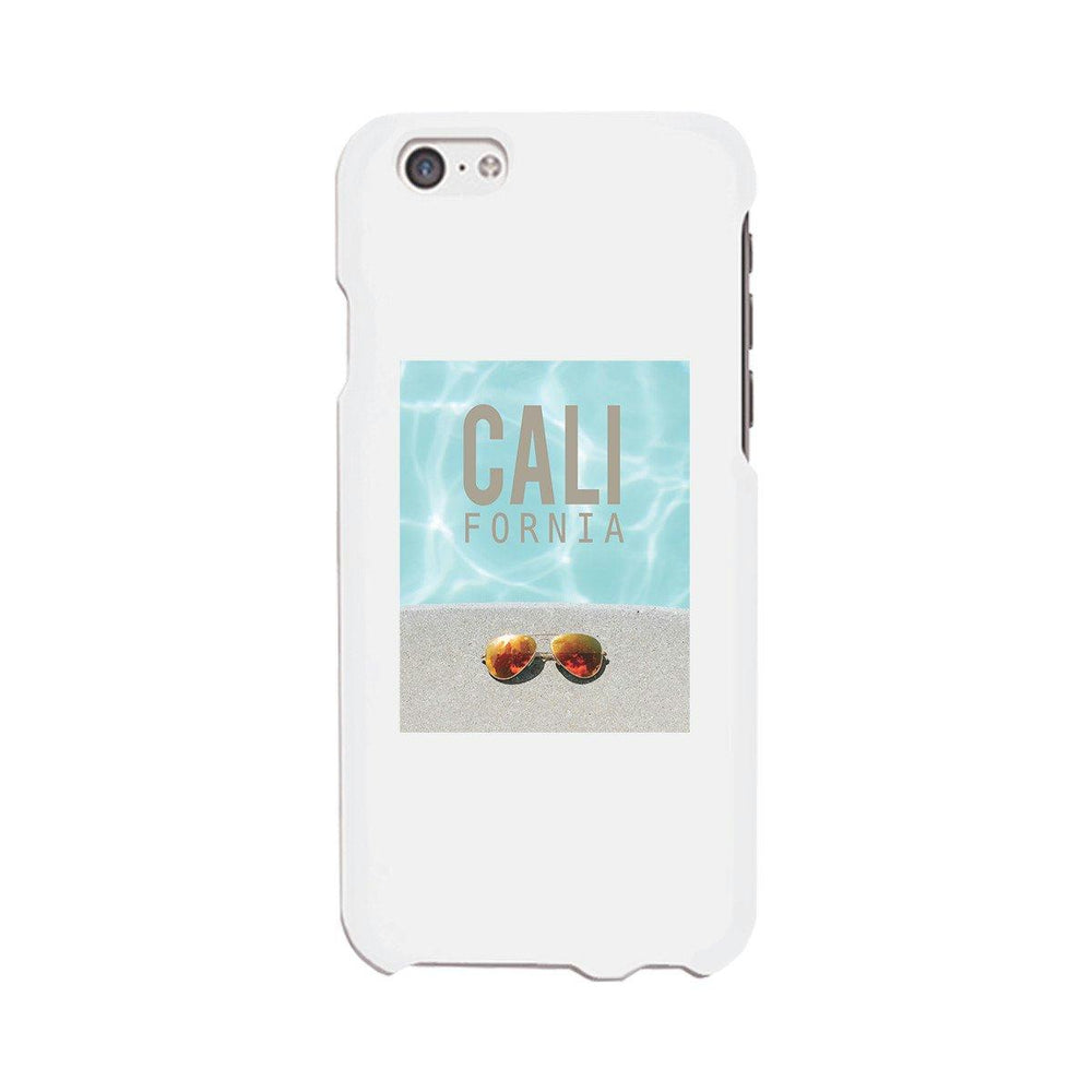 California Pool Sunglass White Phone Case