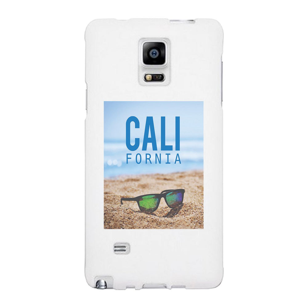 California Beach Sunglass White Phone Case