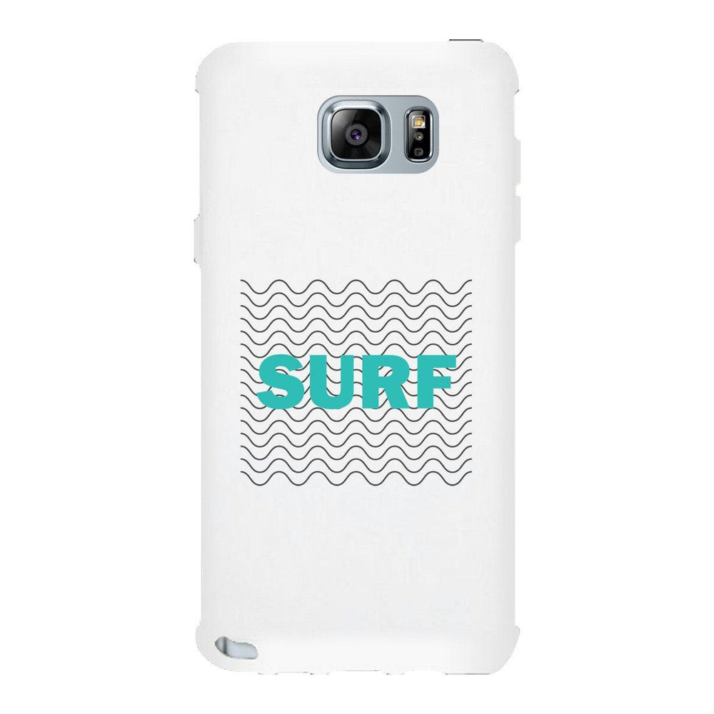 Surf Waves White Phone Case