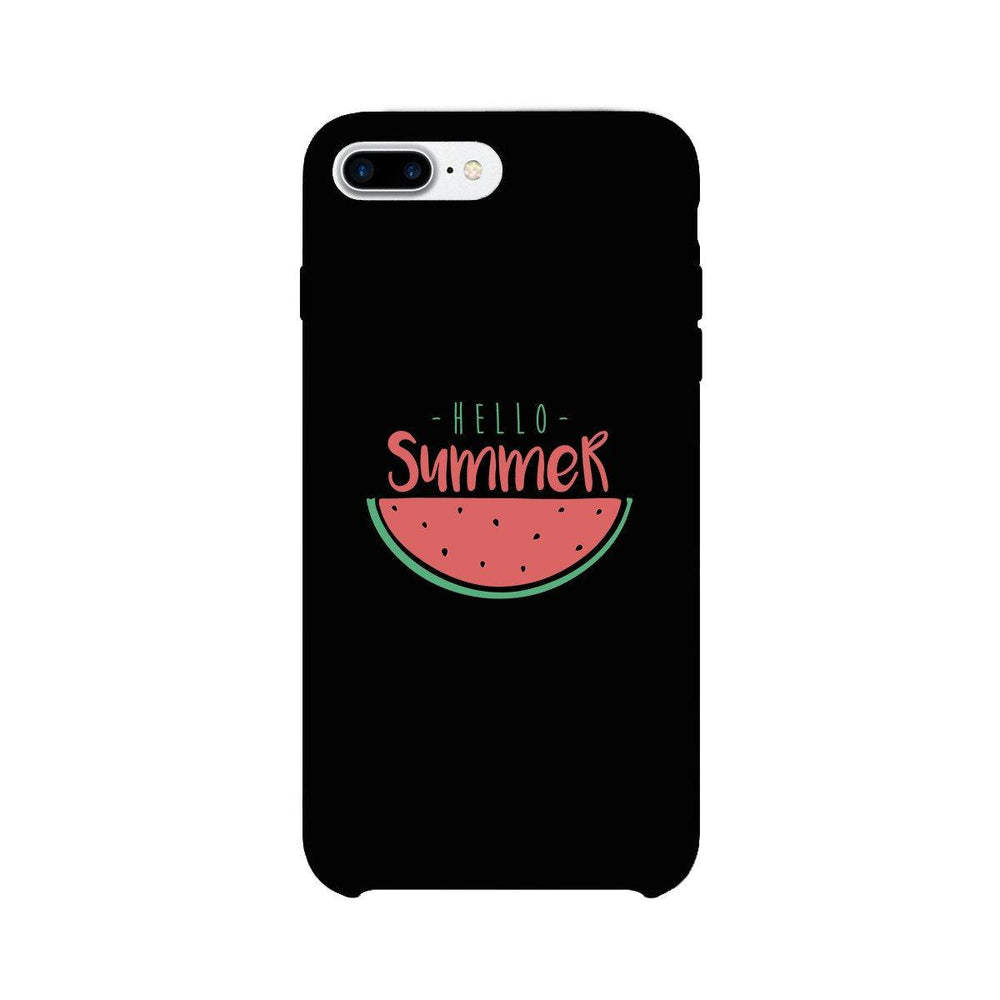 Hello Summer Watermelon Black Phone Case