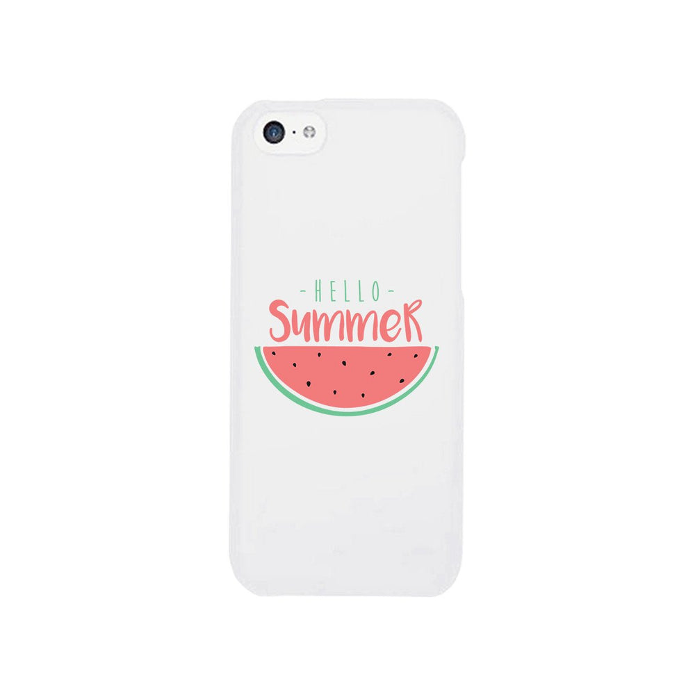Hello Summer Watermelon White Phone Case