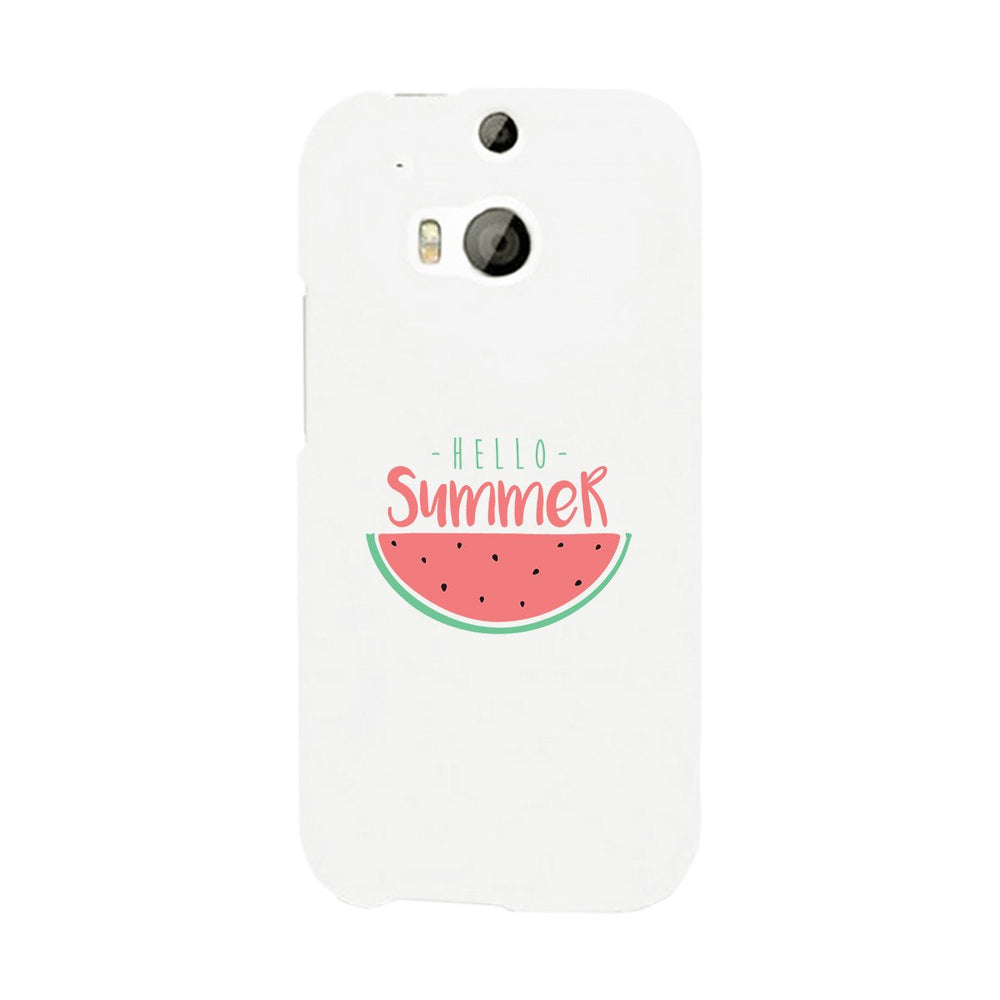Hello Summer Watermelon White Phone Case