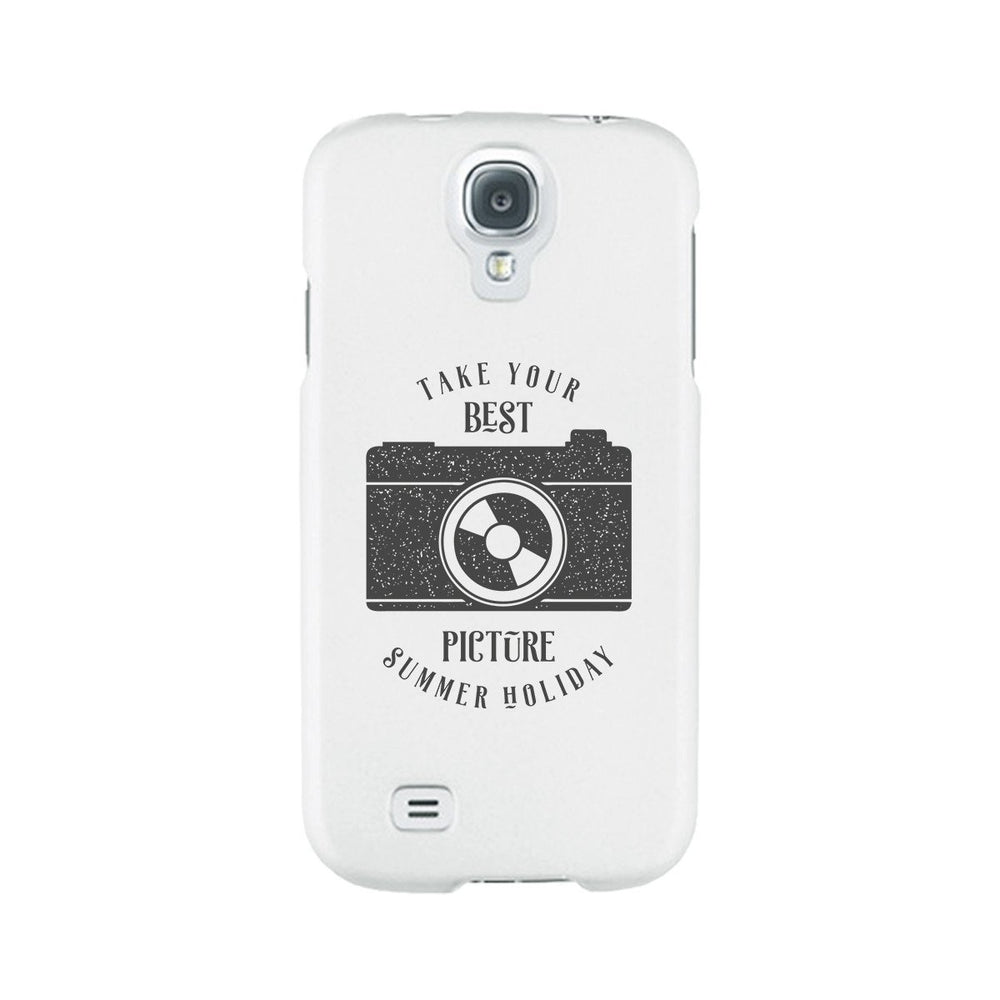Take Your Best Picture Summer Holiday White Phone Case