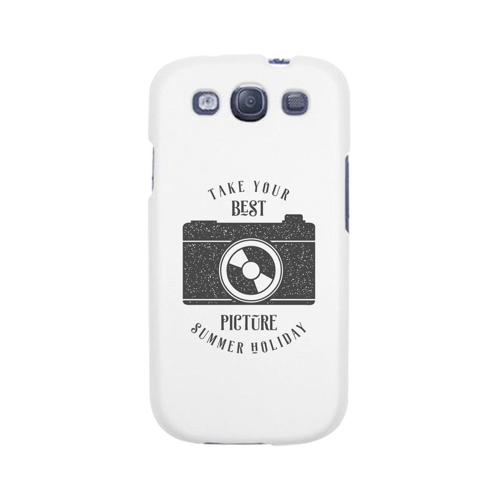 Take Your Best Picture Summer Holiday White Phone Case