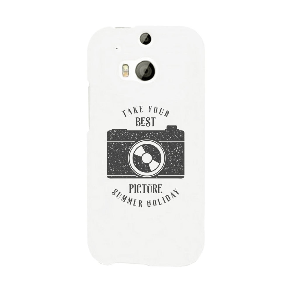 Take Your Best Picture Summer Holiday White Phone Case