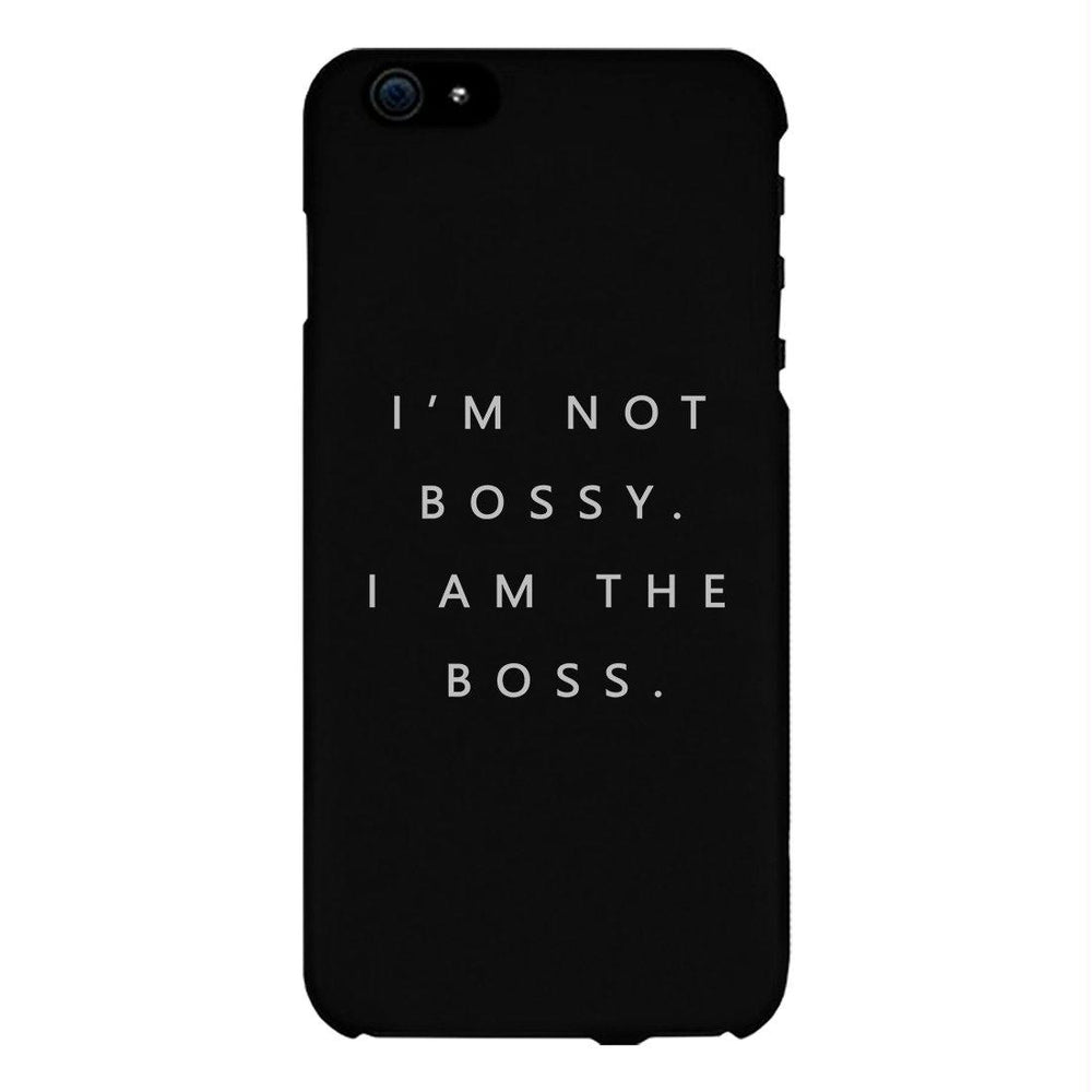 I'm The Boss Phone Case Slim Funny Saying Phone Cover Gift For Her