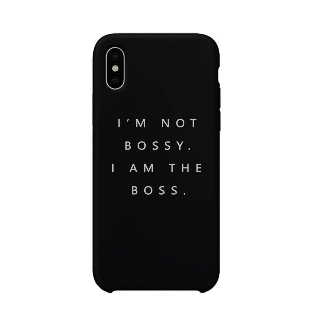 I'm The Boss Phone Case Slim Funny Saying Phone Cover Gift For Her