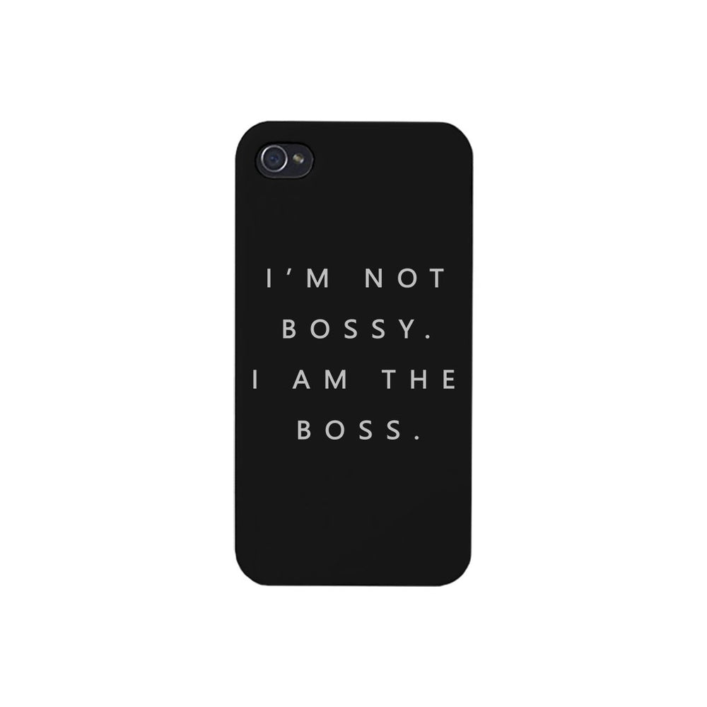I'm The Boss Phone Case Slim Funny Saying Phone Cover Gift For Her