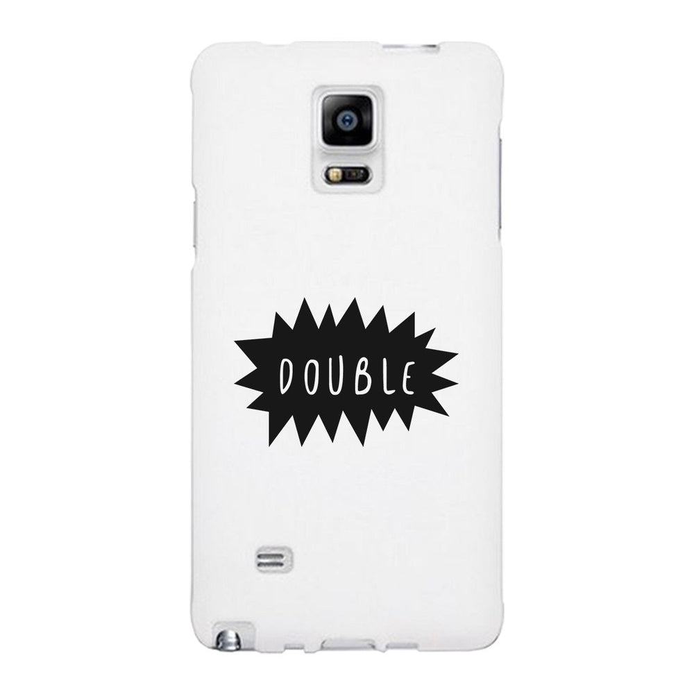 Double Trouble - White Phone Case