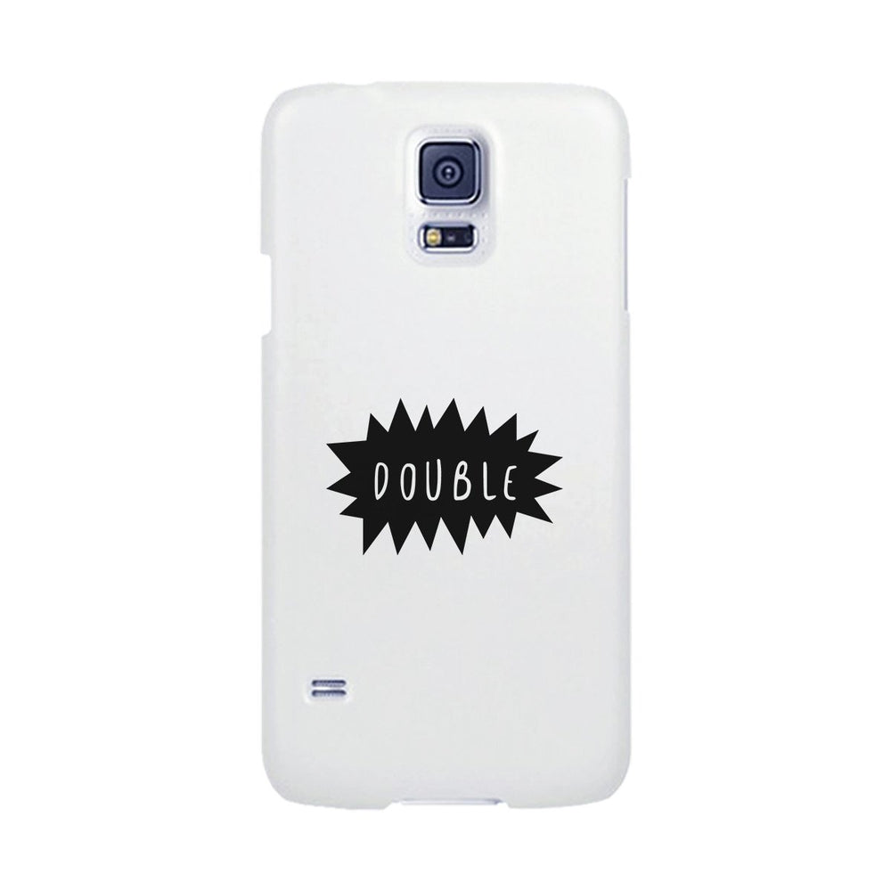 Double Trouble - White Phone Case