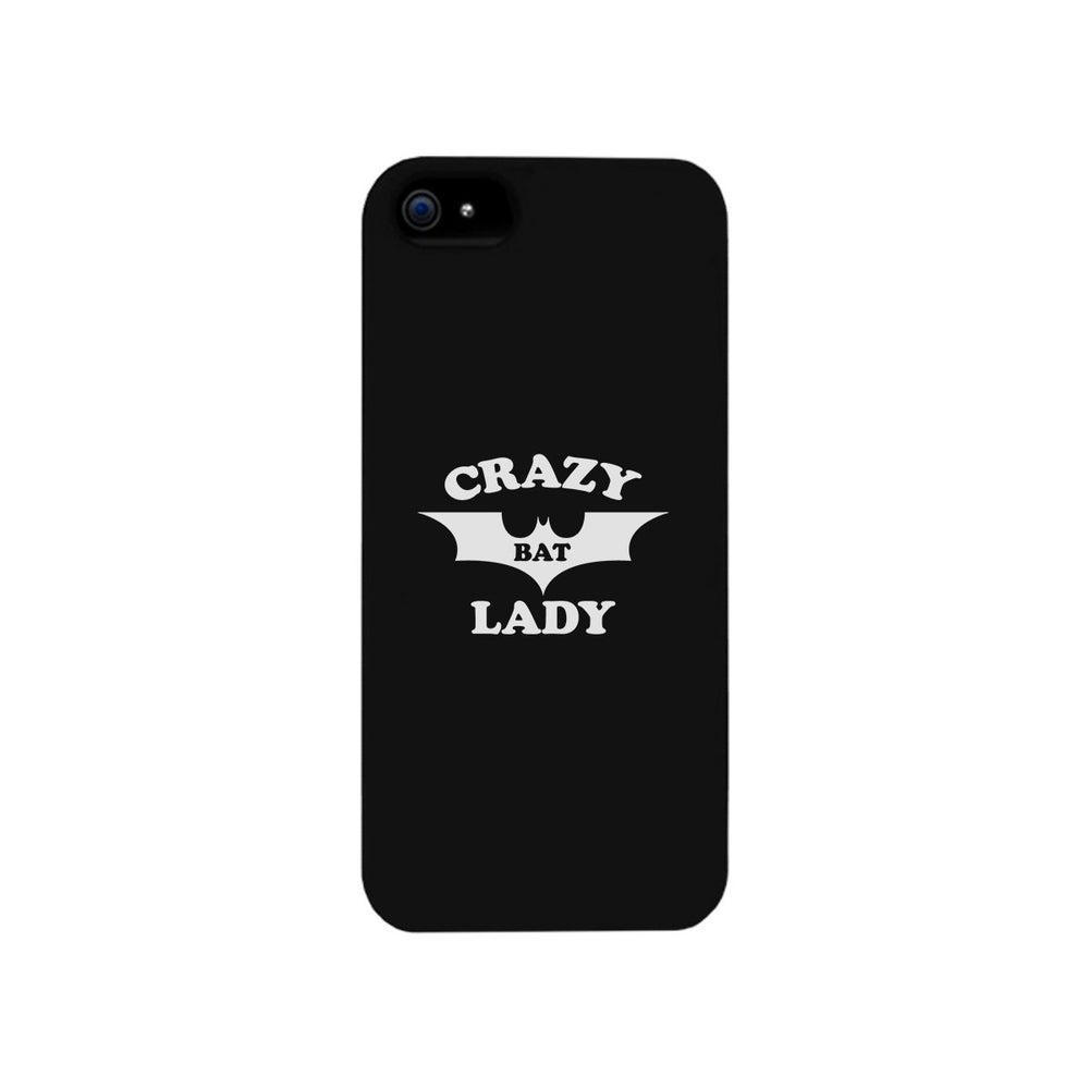 Crazy Bat Lady Black Phone Case