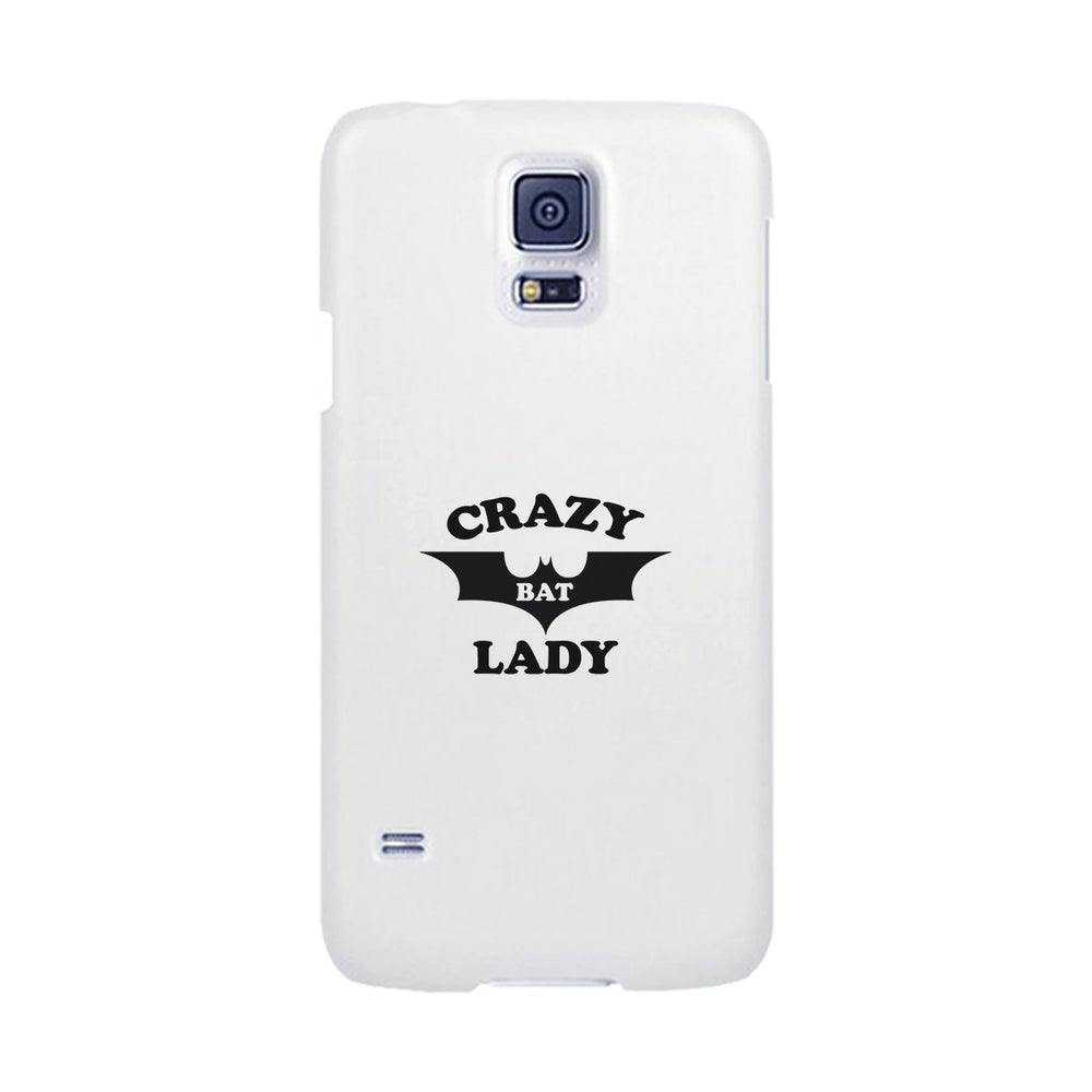 Crazy Bat Lady White Phone Case