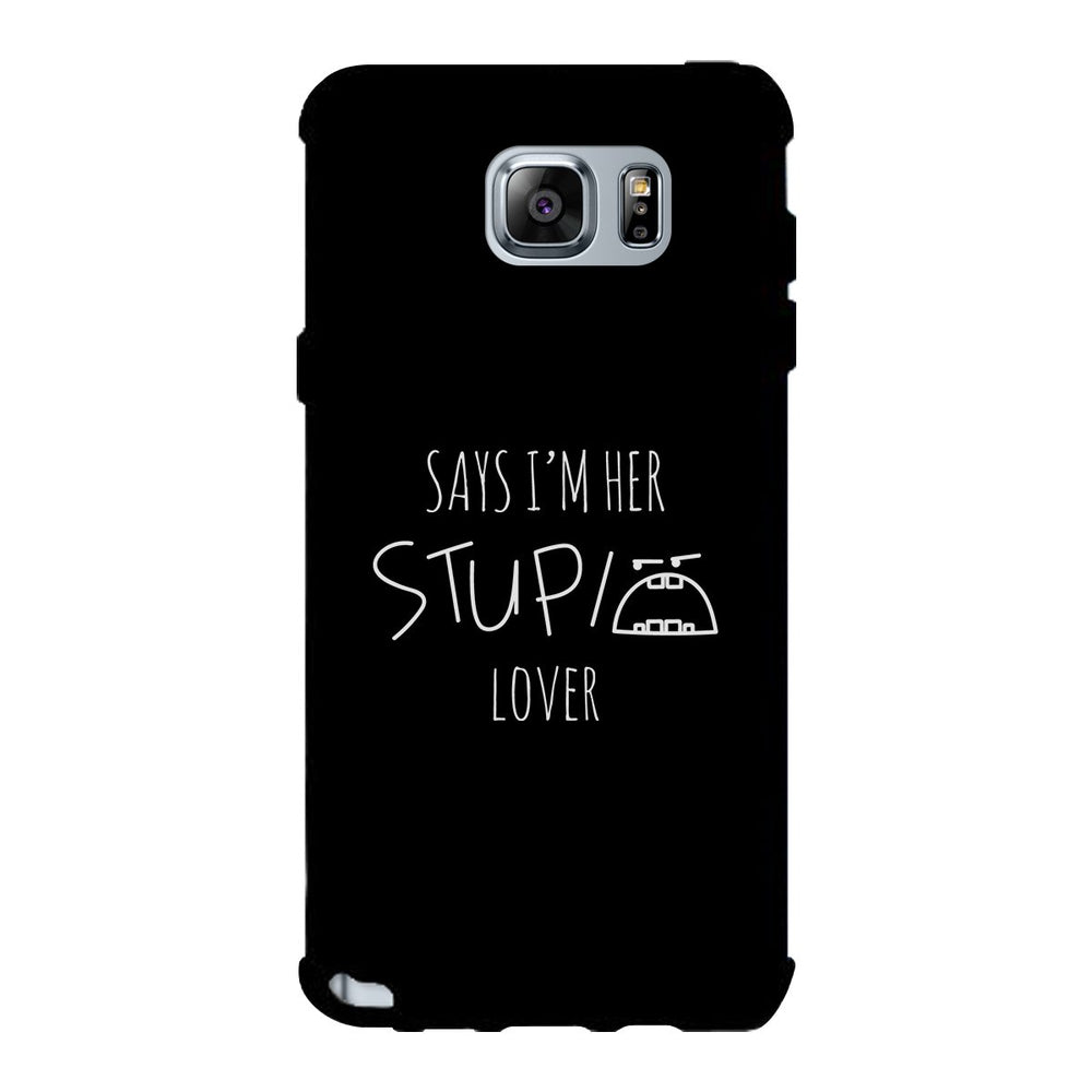 Her Stupid Lover-Left Black Phone Case