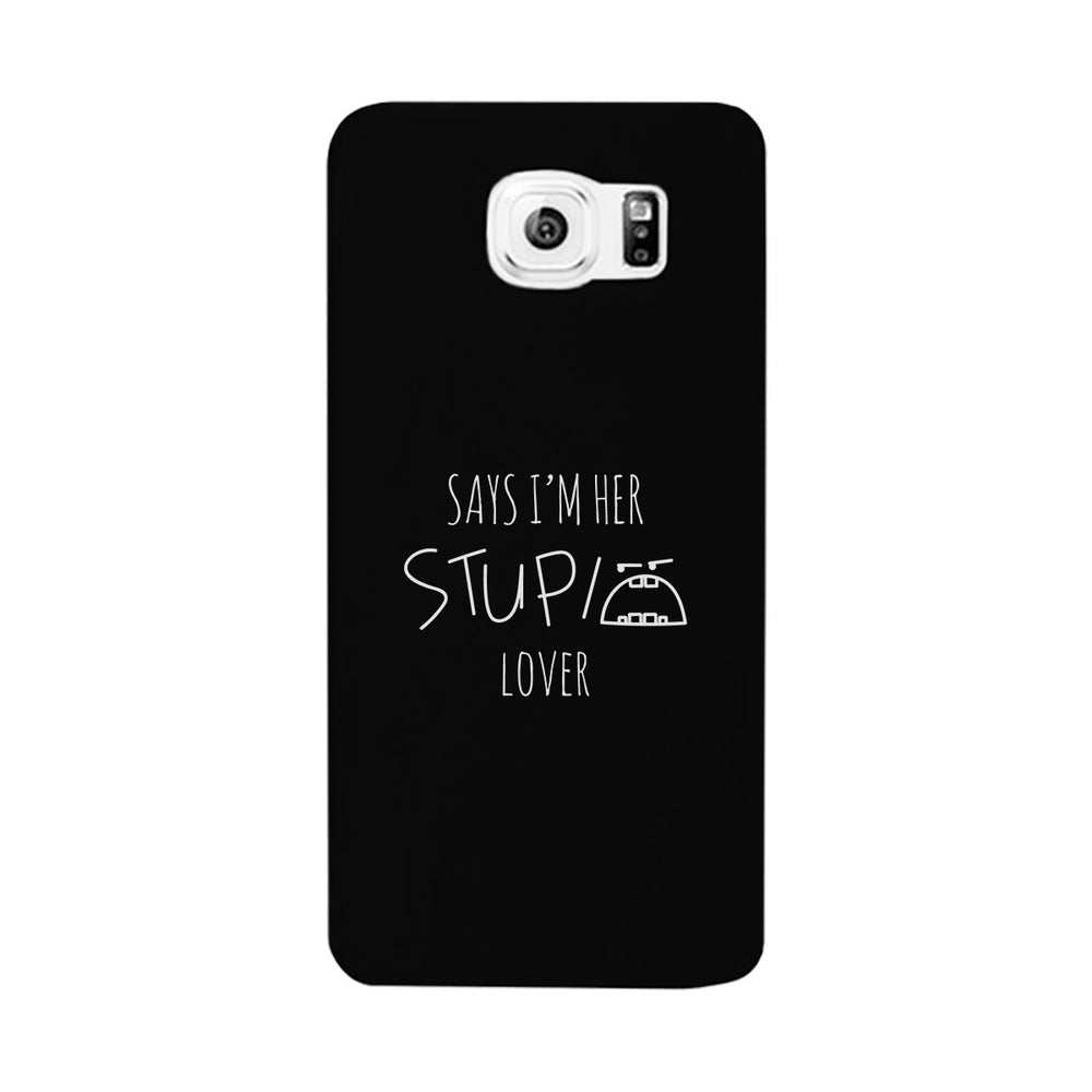 Her Stupid Lover-Left Black Phone Case