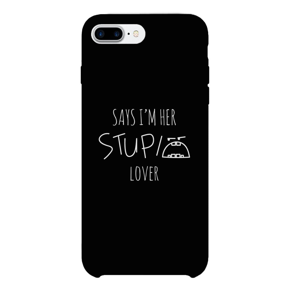 Her Stupid Lover-Left Black Phone Case