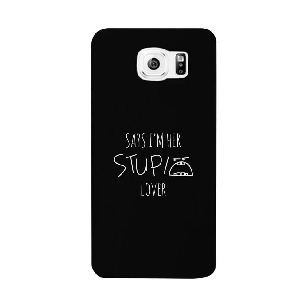 Her Stupid Lover-Left Black Phone Case