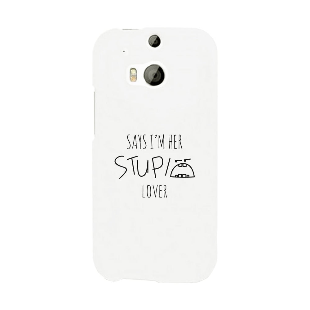 Her Stupid Lover-Left White Phone Case