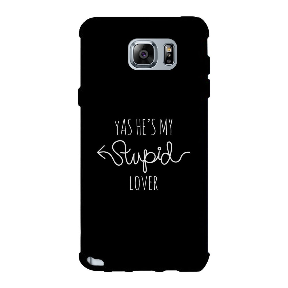 He's My Stupid Lover-Right Black Phone Case