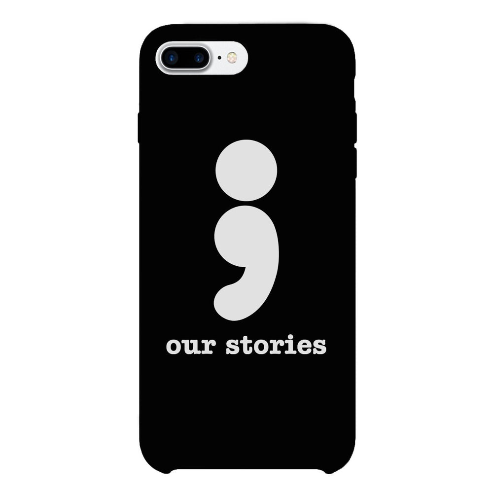 Our Stories-Left Black Phone Case