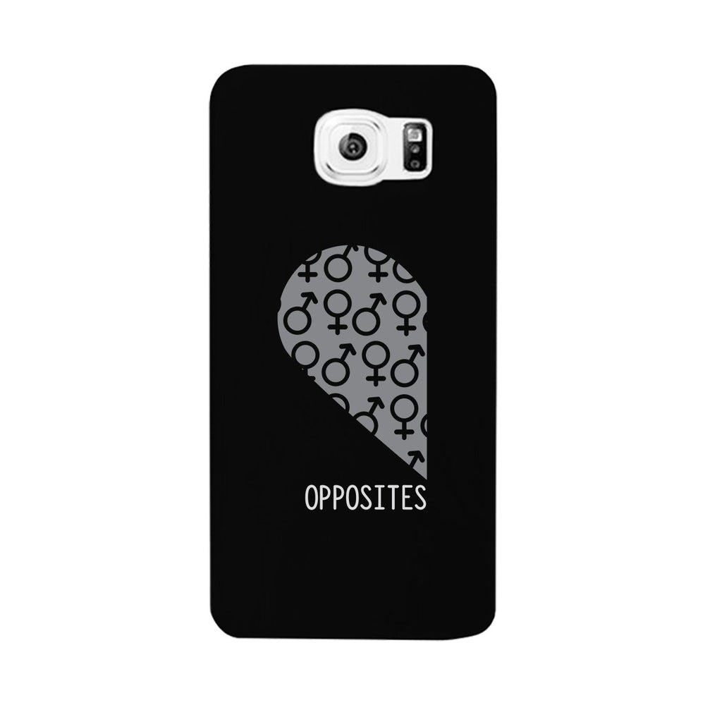 Opposites Male Symbols-Left Black Phone Case