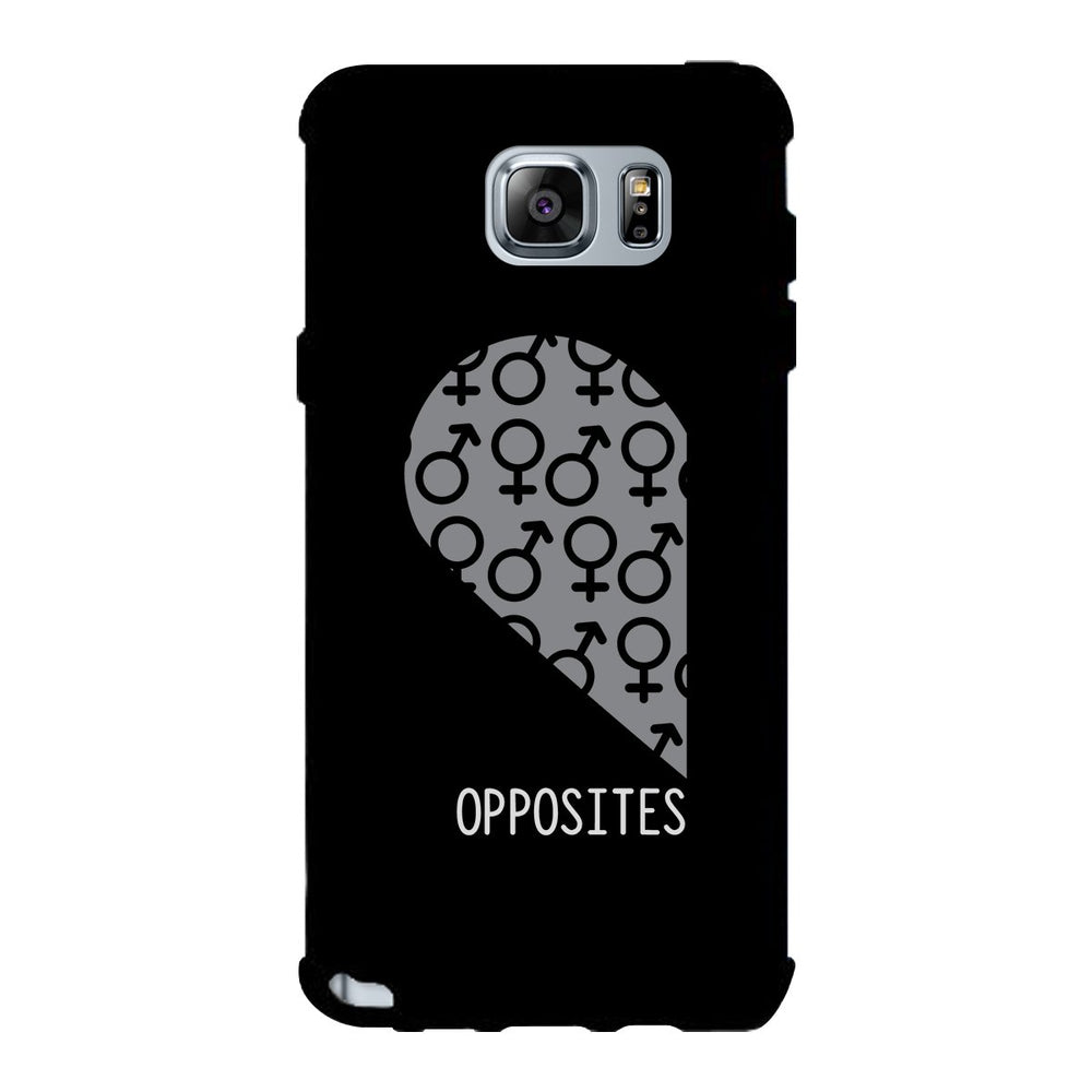 Opposites Male Symbols-Left Black Phone Case