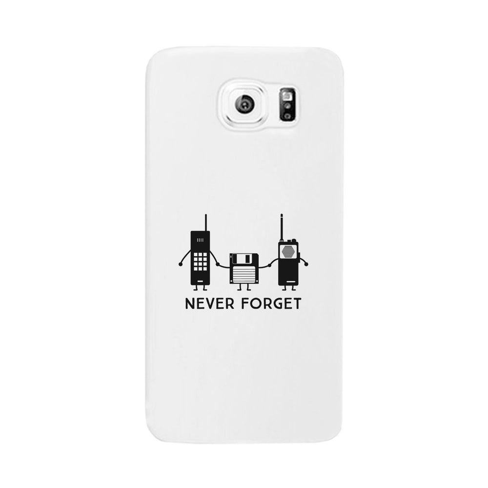 Never Forget White Phone Case
