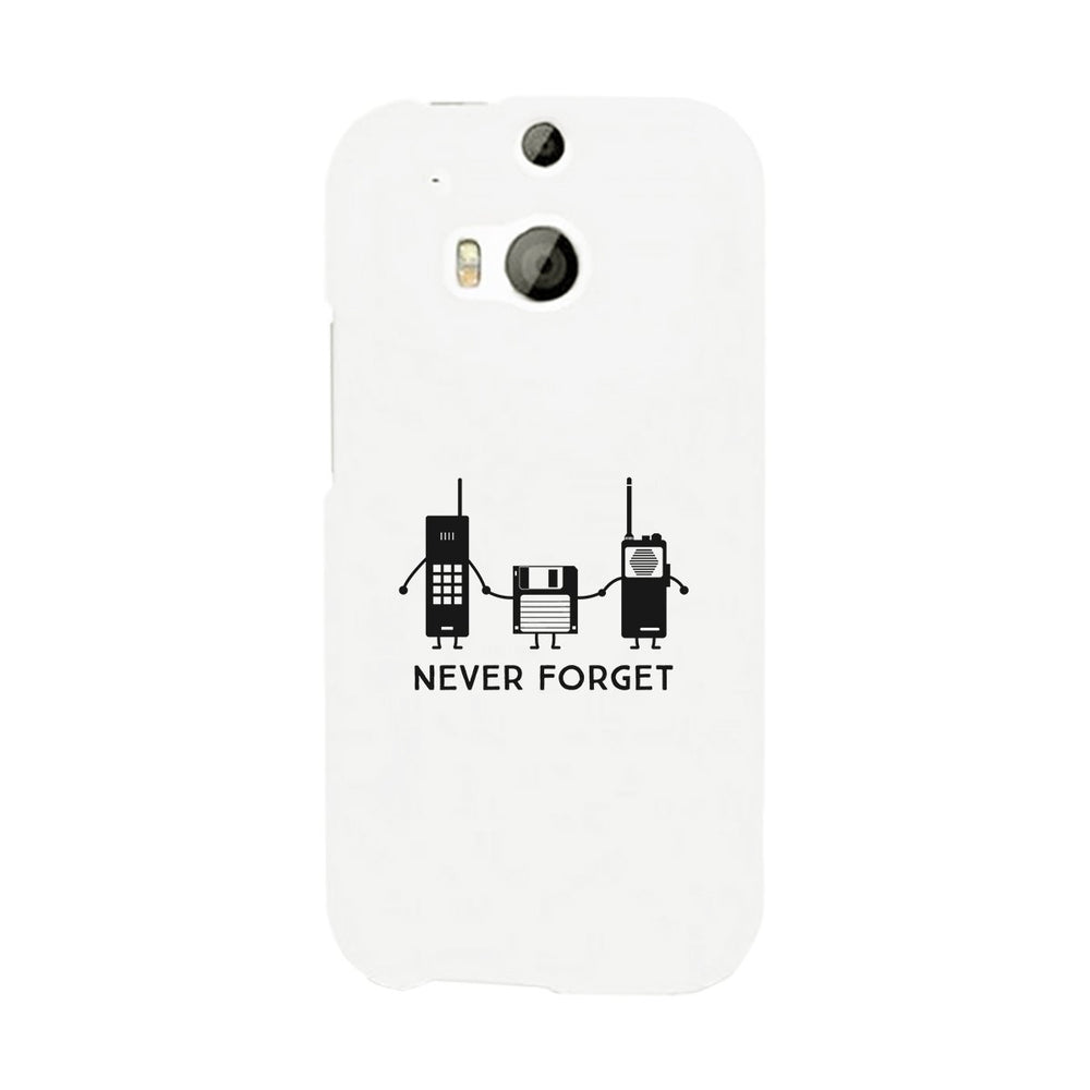 Never Forget White Phone Case
