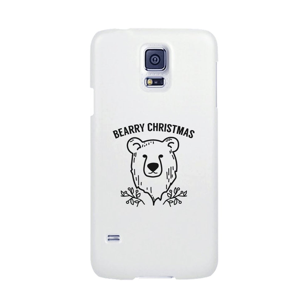 Bearry Christmas Bear White Phone Case