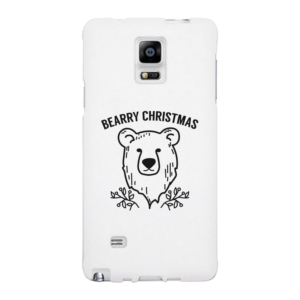 Bearry Christmas Bear White Phone Case