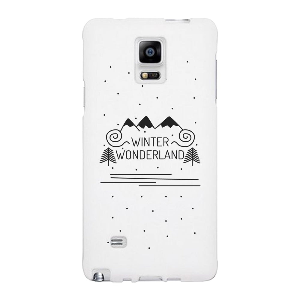 Winter Wonderland White Phone Case