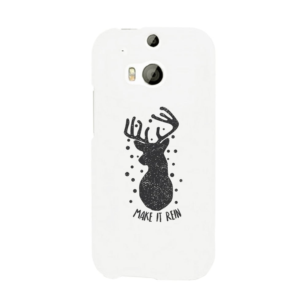 Make It Rein Vintage Reindeer White Phone Case