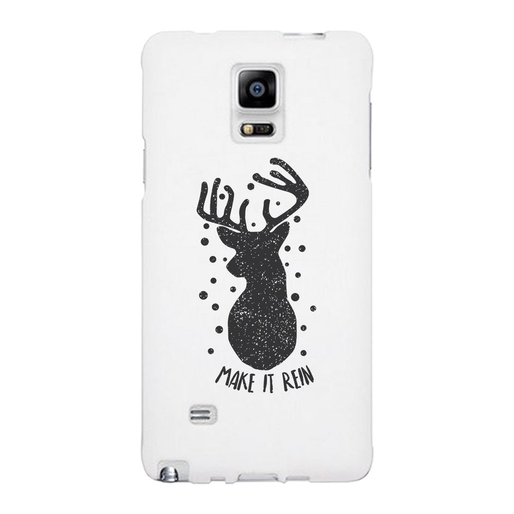 Make It Rein Vintage Reindeer White Phone Case