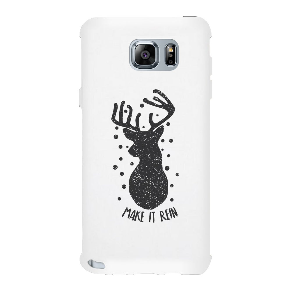 Make It Rein Vintage Reindeer White Phone Case