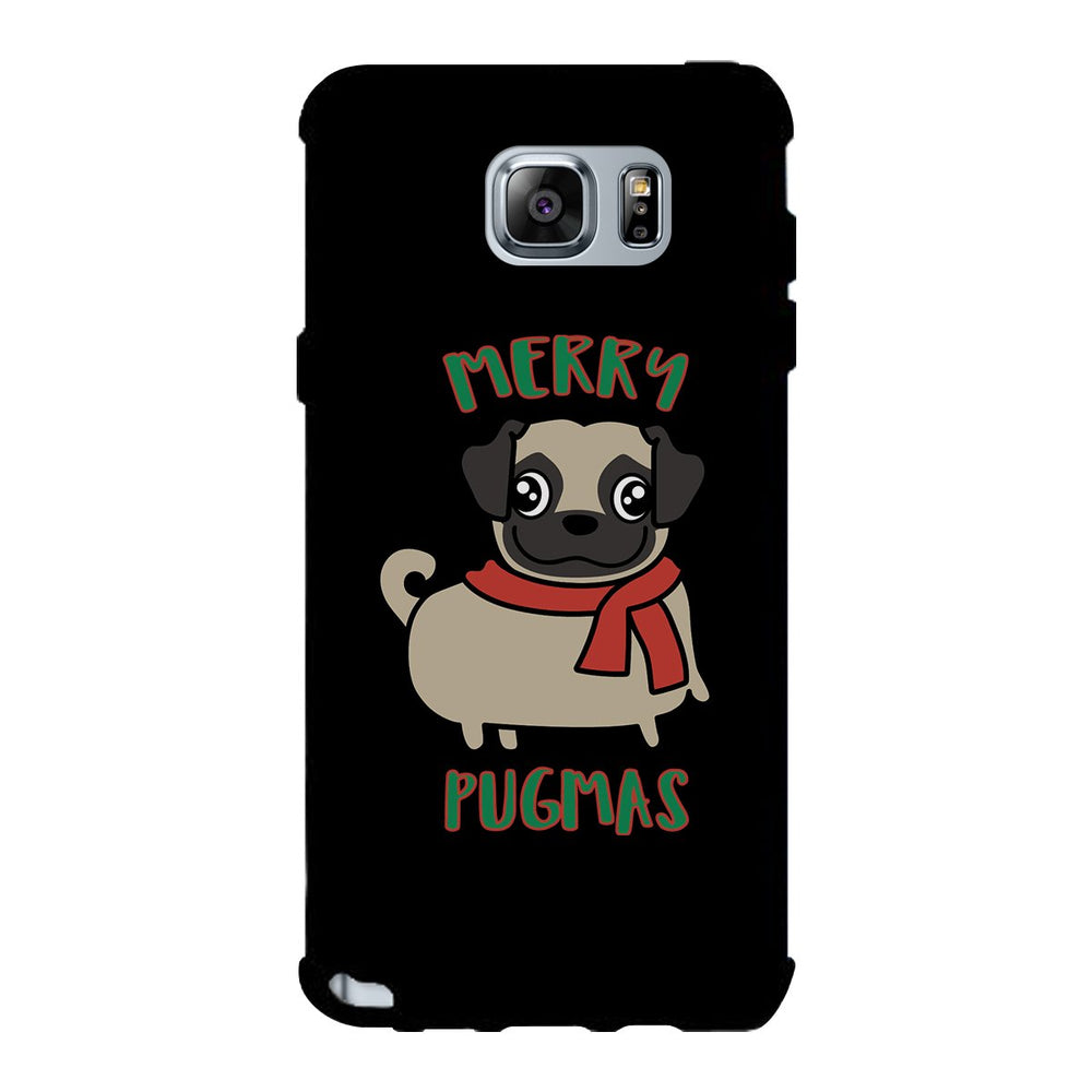Merry Pugmas Pug Black Phone Case