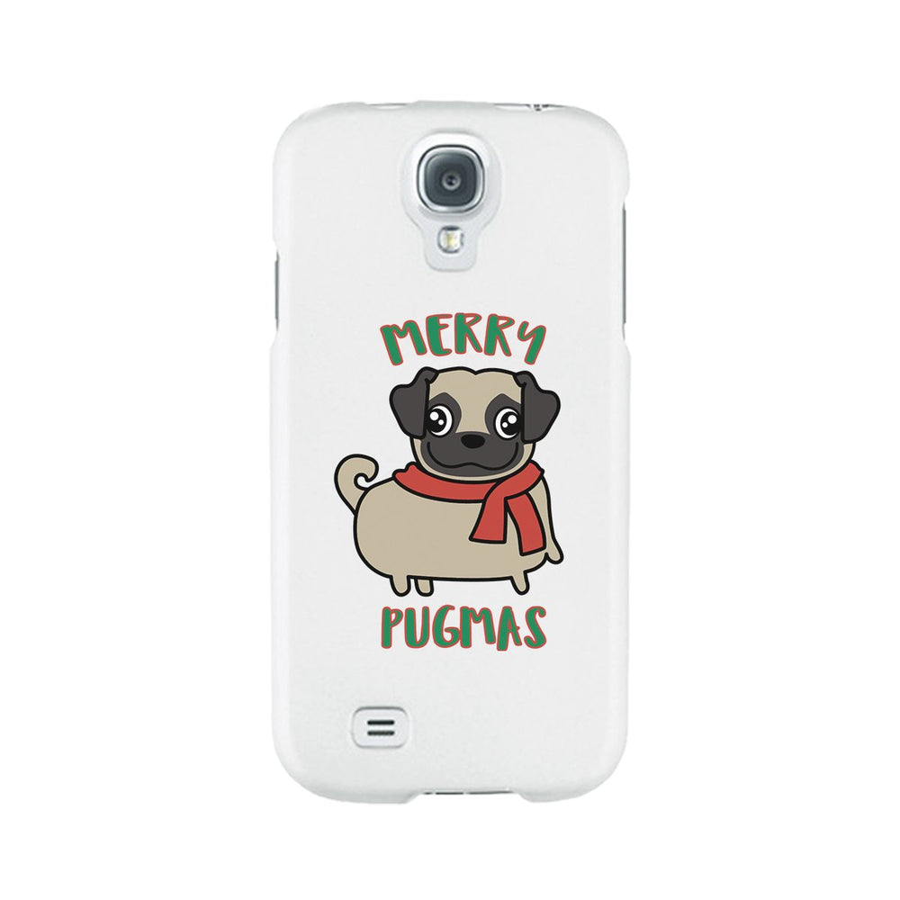 Merry Pugmas Pug White Phone Case