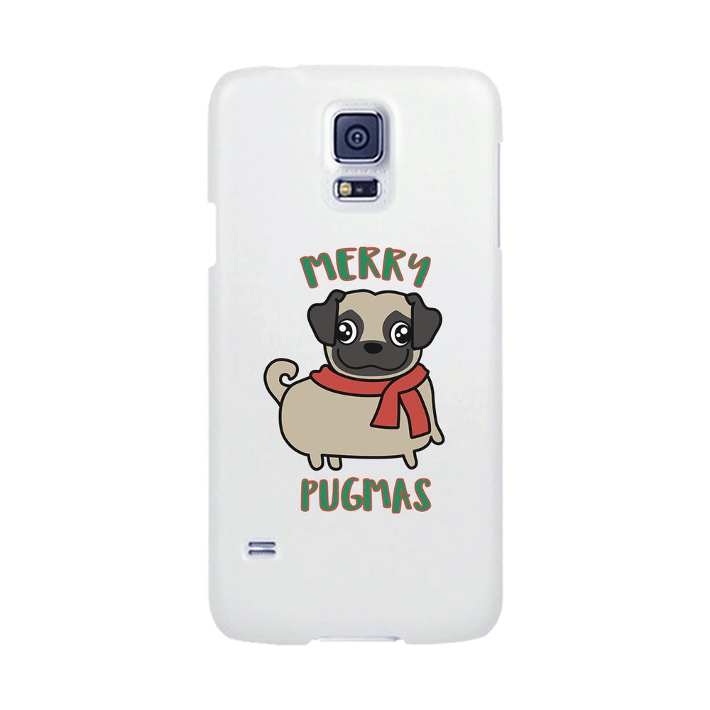 Merry Pugmas Pug White Phone Case