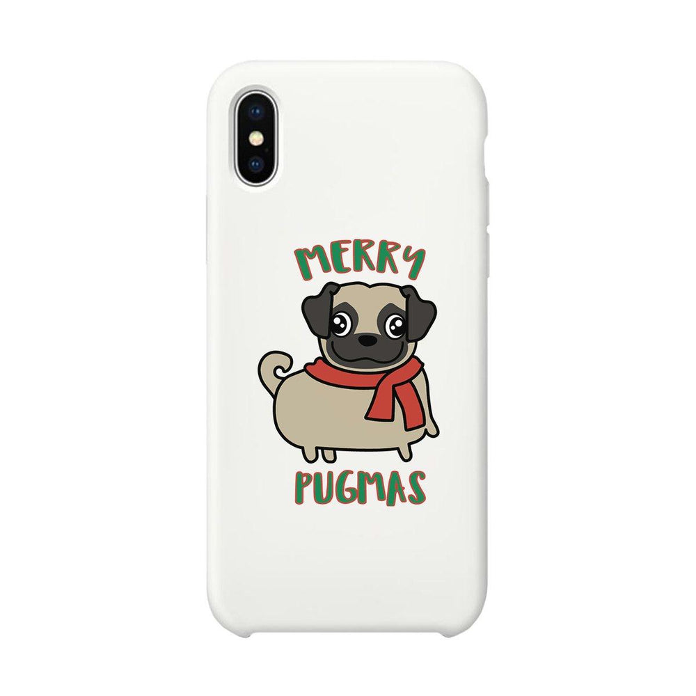 Merry Pugmas Pug White Phone Case