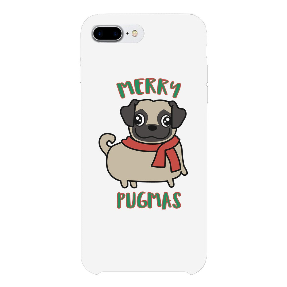 Merry Pugmas Pug White Phone Case