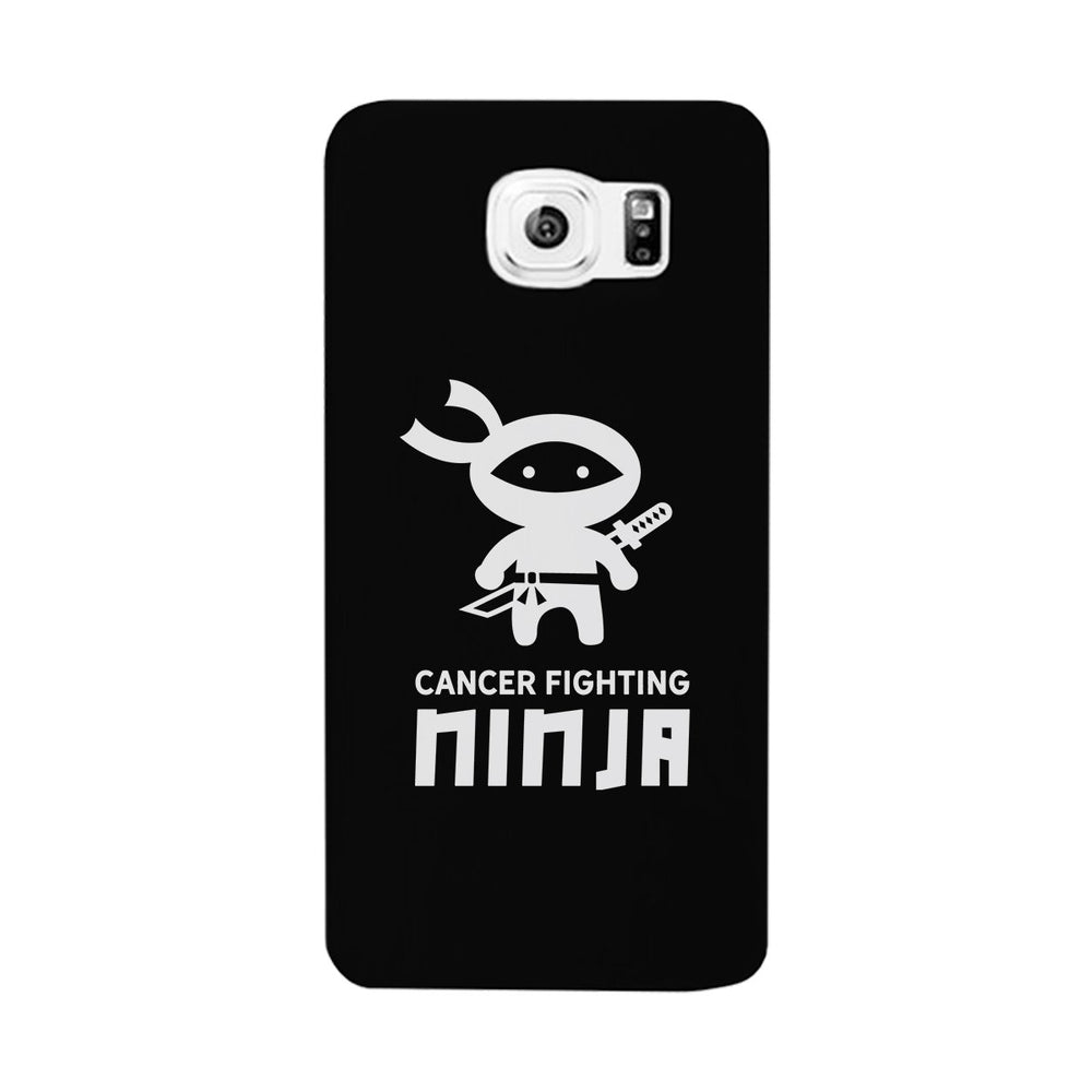 Cancer Fighting Ninja Black Phone Case