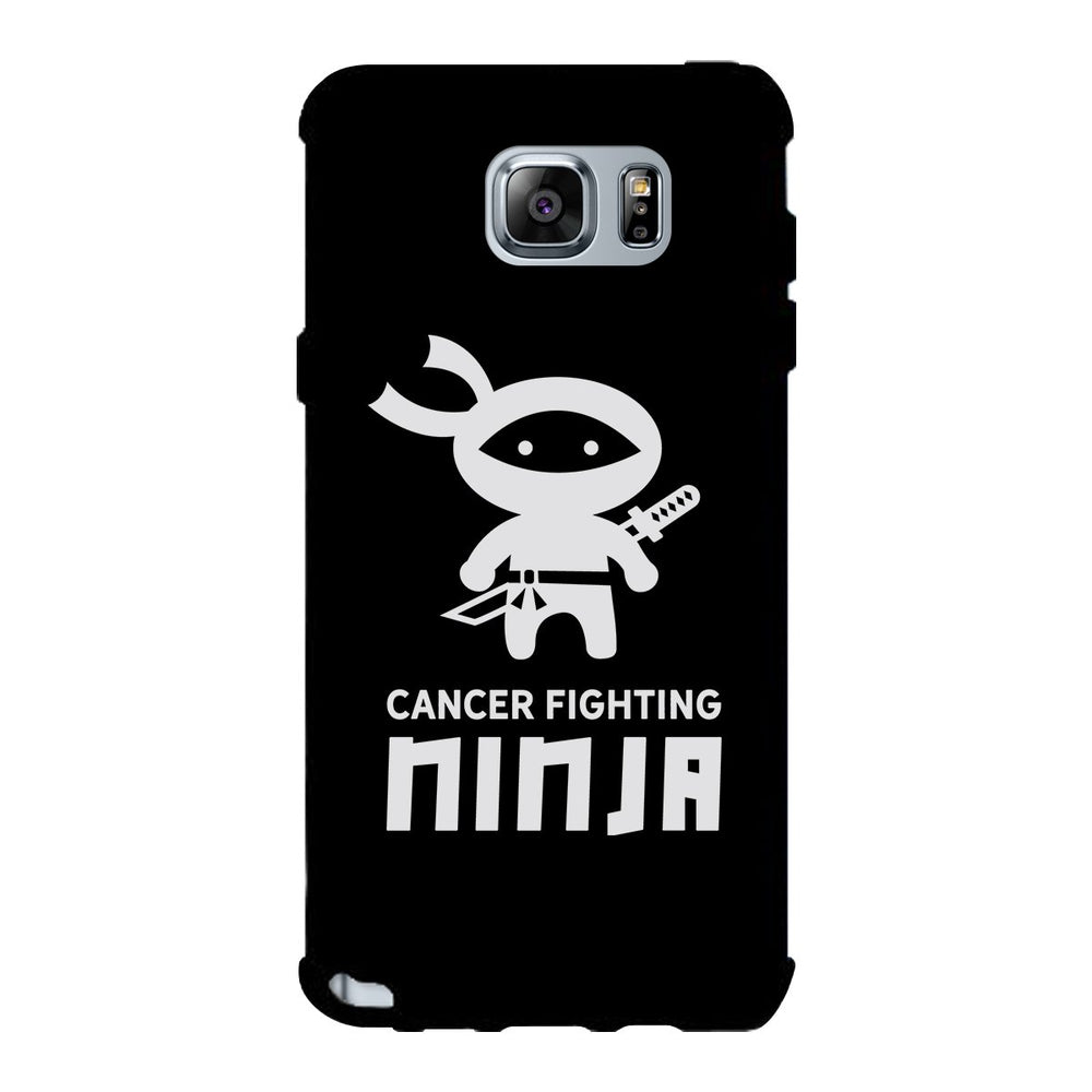 Cancer Fighting Ninja Black Phone Case