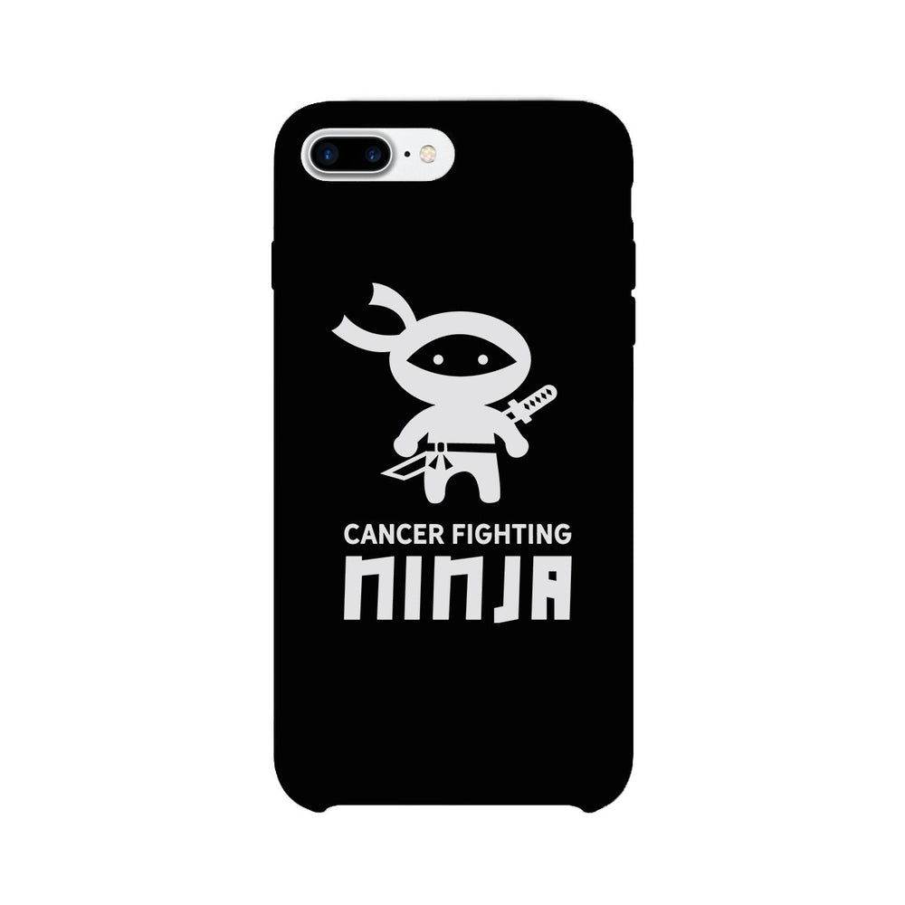 Cancer Fighting Ninja Black Phone Case