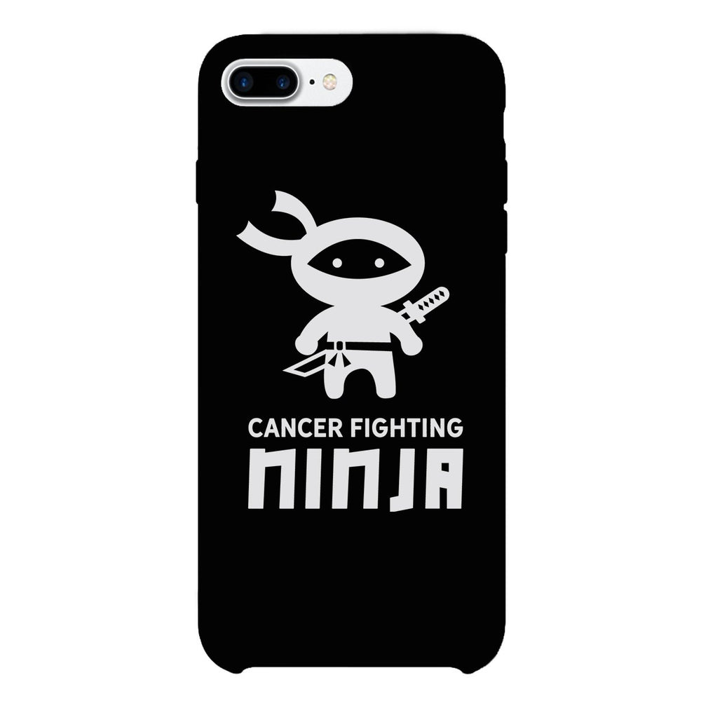 Cancer Fighting Ninja Black Phone Case