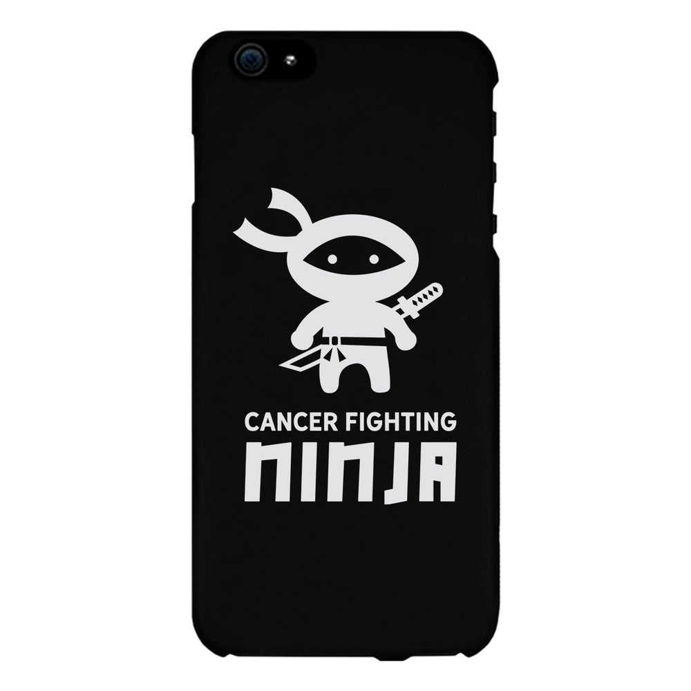 Cancer Fighting Ninja Black Phone Case