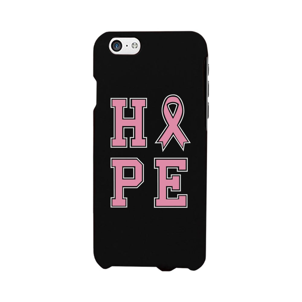 Hope Ribbon Black Phone Case