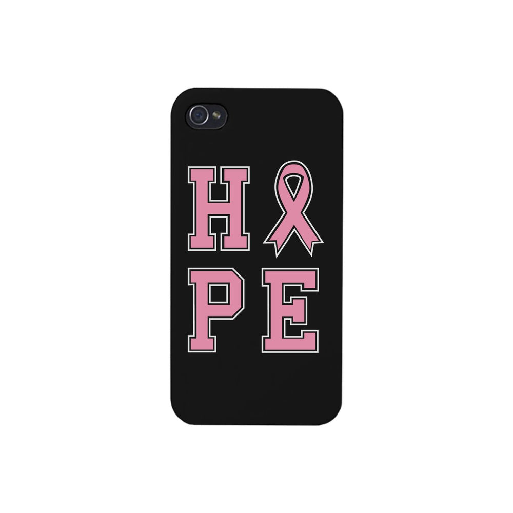 Hope Ribbon Black Phone Case