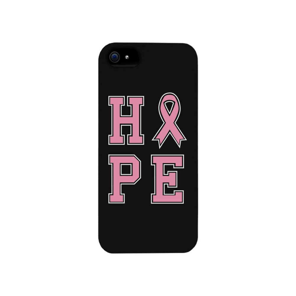Hope Ribbon Black Phone Case