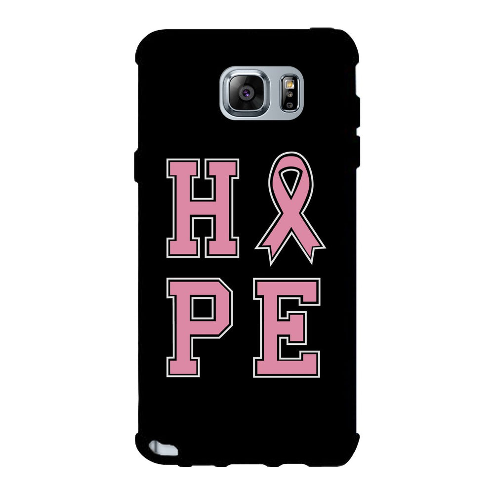 Hope Ribbon Black Phone Case