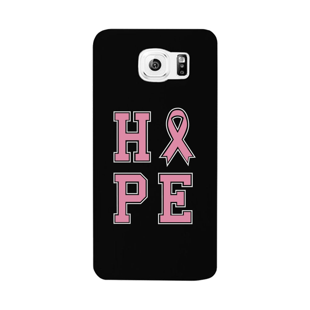 Hope Ribbon Black Phone Case