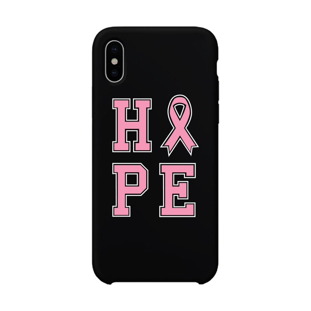Hope Ribbon Black Phone Case